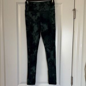 Victoria's Secret Blue and Green Tie-Dye Leggings